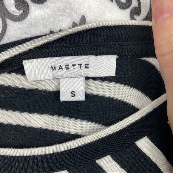 Stella & Dot Maette Avery striped Bell Sleeve Top - Picture 11 of 11